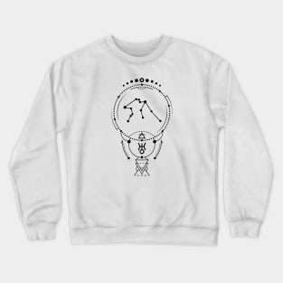 Aquarius Zodiac Sign Crewneck Sweatshirt